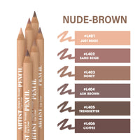 6pcs Nude Lip Liner Set Creamy Pencils - Waterproof, Matte Finish, Long-Lasting & Smudge-Proof, Easy to Apply for All Skin Types