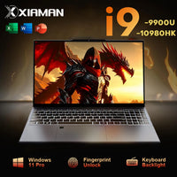 New Ultra Slim Laptop 15.6" 16GB RAM 2TB SSD Intel i9 10980HK/9900 Gaming PC 1920*1080 IPS Windows 11 Office Study Computer PC