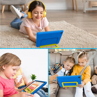 KT1016 Kid Tablet 10.1 inch Android 14 Quad Core 8GB RAM 64GB ROM 1TB Expand WiFi Bluetooth Children's Gift Kids Software PC Pad