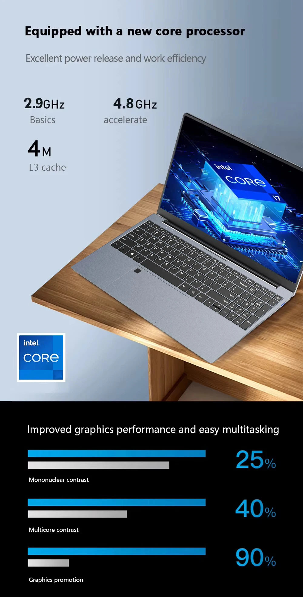 15.6 inch Portable Laptop Fingerprint Unlock Notebook 16GB 1TB Windows 11 Gaming Laptops Computer Intel i9-10980HK Notebook PC