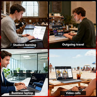New Ultra Slim Laptop 15.6" 16GB RAM 2TB SSD Intel i9 10980HK/9900 Gaming PC 1920*1080 IPS Windows 11 Office Study Computer PC