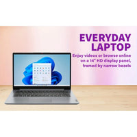 Lenovo 14" Business Laptop,Intel Celeron N4020,4GB RAM,320GB Storage(64GB eMMC+256GB SD Card),Windows 11 Home
