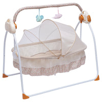 Cradle Swing Sleeping Bed Auto Rocking Chair Bed Swing 5 Speed Stand Baskets Musical Sleeping Basket 0-18 Months