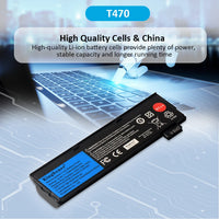 KingSener 10.8V 6600mAh Laptop Battery for Lenovo ThinkPad T470 T480 T570 T580 P51S P52S 01AV427 01AV428 01AV423 SB10K97580 61++