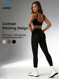 Airila 2-Piece Yoga Set Sports Bra and Leggings Pilates Gym High-Waisted Sports Casual Pants Butt-Lifting Running Shapewear Pants