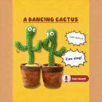Dancing cactus, cactus can sing, dance, record, learn, glow, glow, twist enchanting cactus toy