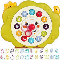 Montessori Busy Board Sensory Toys for Toddlers 1-3 Activity Music & LED Light Up Montessori Toys for 2+ Year OldTravel Toys for 2 Year Old Boys Girls