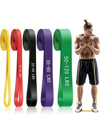 Multifunctional Resistance Bands Set Pull Up Assist Stretch Bands Yoga Fitness Training Bands For Arm Leg Body Workout Exercise