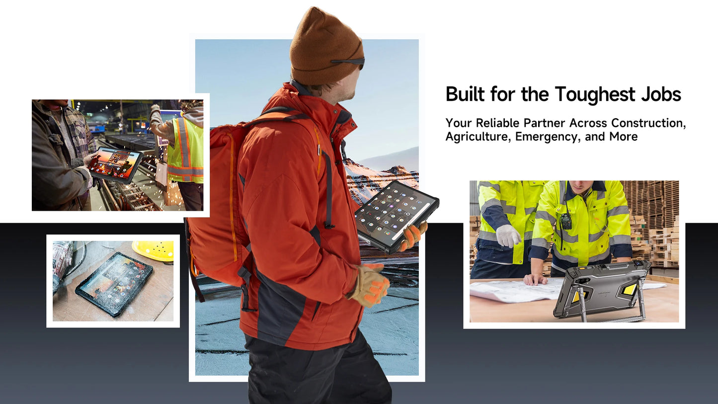 【Ships from US】Ulefone  Rugged Tablet Armor Pad 5 Ultra 5G, Portable Projector 200LM ,24200 mAh ,120W Up to 12GB +512GB ,Andro