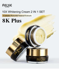 AILKE Whitening Face Cream, Reduce Dark Spots, Sun Spots, Melanin, With Collagen, Glutathione, Even Skin Tone For All Skin Types