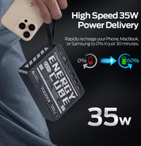 Movespeed Z70SE Power Bank 70000mh Power Station PD Fast Charging Powerbank External Battery Charger for Camping Outdoor