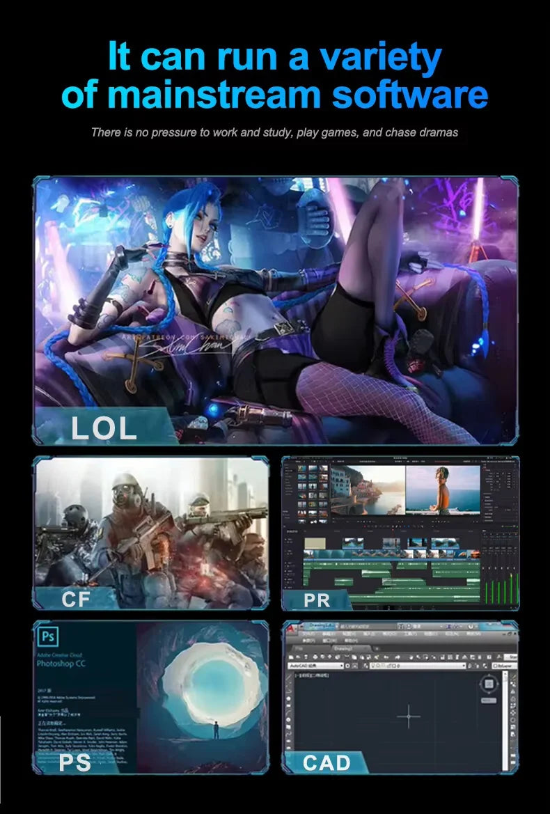 2026 Xiaman 15.6" Laptop Intel Core i9 10980HK Gamer Computer 16GB RAM 1TB SSD M.2 Windows 11 Backlit Keyboard 4K HD Notebook PC