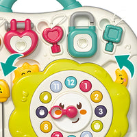 Montessori Busy Board Sensory Toys for Toddlers 1-3 Activity Music & LED Light Up Montessori Toys for 2+ Year OldTravel Toys for 2 Year Old Boys Girls