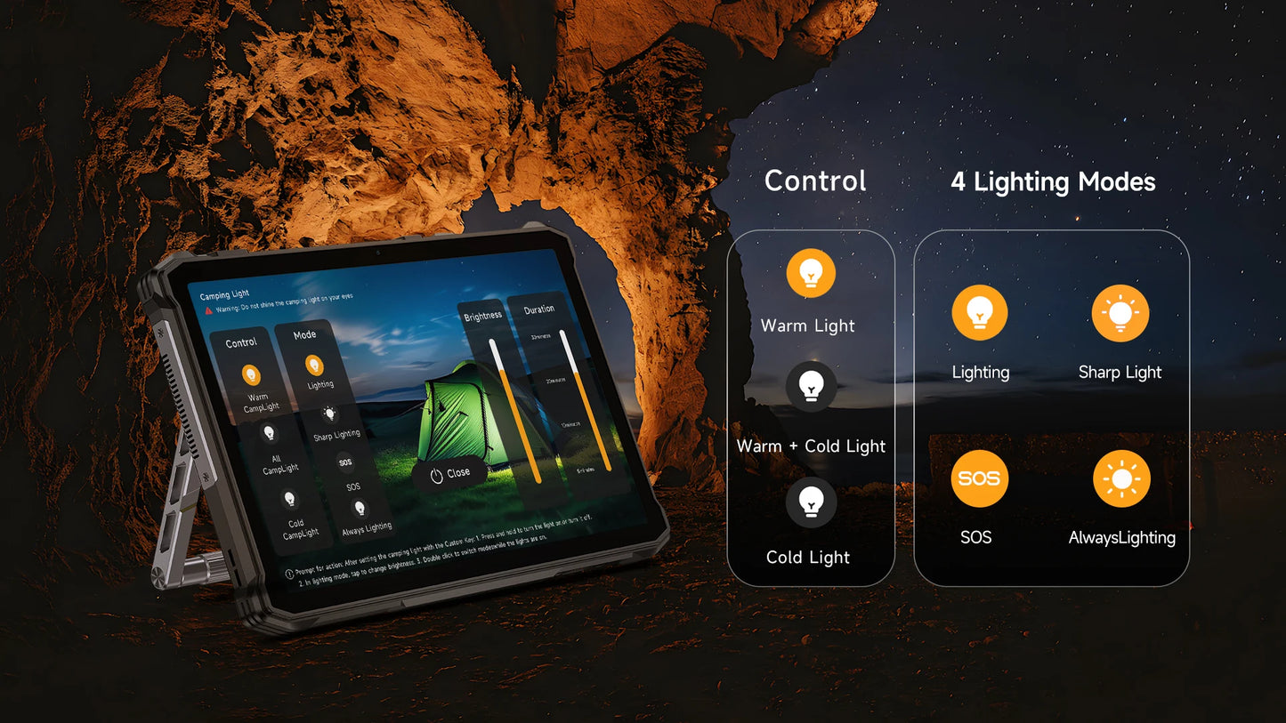 【Ships from US】Ulefone  Rugged Tablet Armor Pad 5 Ultra 5G, Portable Projector 200LM ,24200 mAh ,120W Up to 12GB +512GB ,Andro