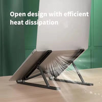 Foldable Laptop Stand Adjustable Portable Foldable Bracket Support Base ABS Plastic Holder For Macbook Laptop PC Accessories