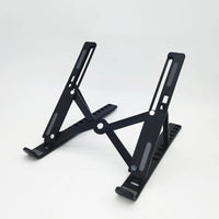 Laptop Stand - Foldable and Adjustable, 10 Height Setting, High Quality Compact Base, Office Desk, Etc