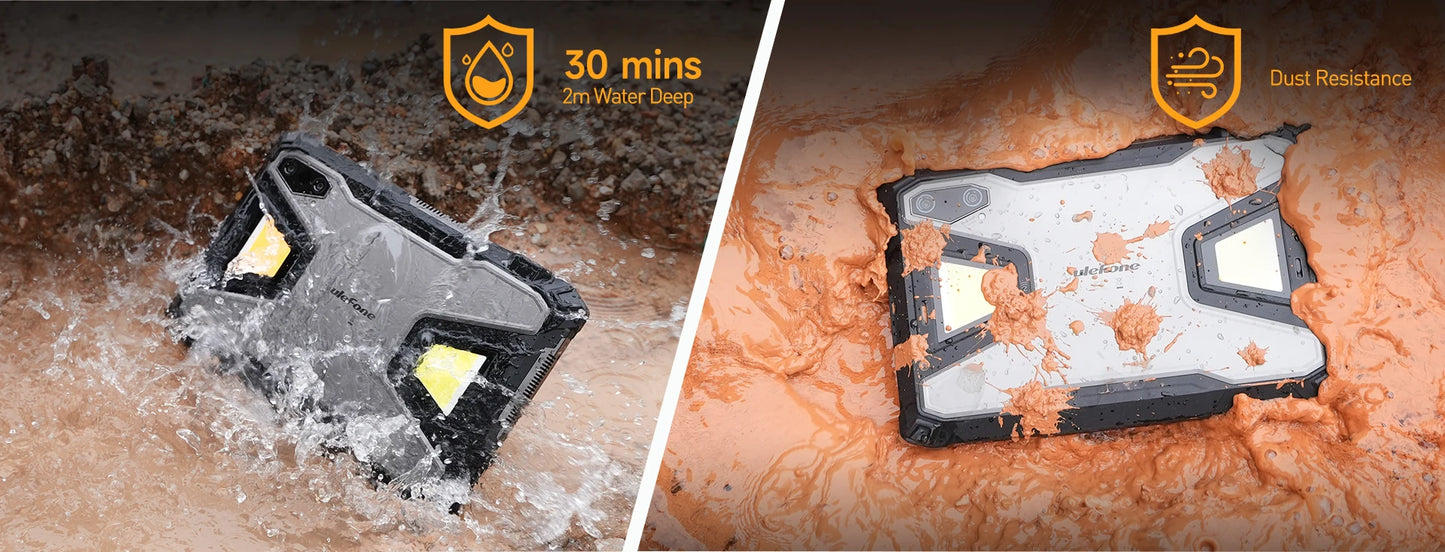 【Ships from US】Ulefone  Rugged Tablet Armor Pad 5 Ultra 5G, Portable Projector 200LM ,24200 mAh ,120W Up to 12GB +512GB ,Andro