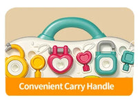 Montessori Busy Board Sensory Toys for Toddlers 1-3 Activity Music & LED Light Up Montessori Toys for 2+ Year OldTravel Toys for 2 Year Old Boys Girls