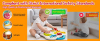 Montessori Busy Board Sensory Toys for Toddlers 1-3 Activity Music & LED Light Up Montessori Toys for 2+ Year OldTravel Toys for 2 Year Old Boys Girls