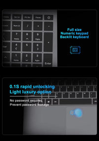 2026 Xiaman 15.6" Laptop Intel Core i9 10980HK Gamer Computer 16GB RAM 1TB SSD M.2 Windows 11 Backlit Keyboard 4K HD Notebook PC
