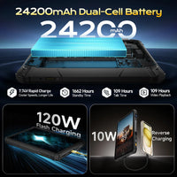 【Ships from US】Ulefone  Rugged Tablet Armor Pad 5 Ultra 5G, Portable Projector 200LM ,24200 mAh ,120W Up to 12GB +512GB ,Andro