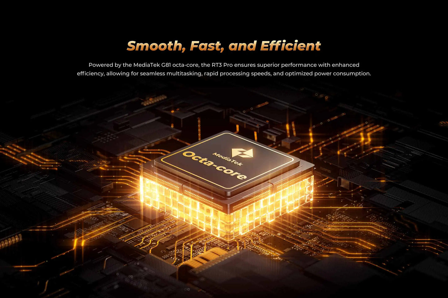 Oukitel RT3 PRO 5150mAh Battery 8"HD Display 13.9mm Ultra-Slim Profile IP68 &IP69K & MIL-STD-810H