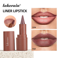 Liner Lipstick 6Colors Matte Black Brown Velvet Lipstick Waterproof Non Sticky Contouring Tint Lipliner Crayon Lip Makeup