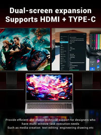 Firebat AS11 Laptop AMD R5 7430u CPU 16GB RAM SSD 512GB Lightweight Business Computer Windows 15.6 Inch Notebook BT5.2 WiFi6