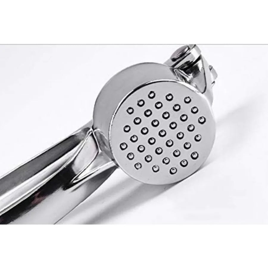 Garlic Press Mashed Garlic Crusher Peeler Chopper Garlic Puree Maker Heavy Duty Stainless Zinc Alloy