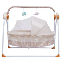 Cradle Swing Sleeping Bed Auto Rocking Chair Bed Swing 5 Speed Stand Baskets Musical Sleeping Basket 0-18 Months