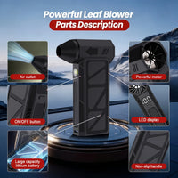 Blower for car cleaning  Compressed Air Duster-130000RPM Super Power Electric Air Duster, 4-Gear Adjustable Mini Blower with Fast Charging, Dust Blower for Computer, Keyboard, House, Outdoor and Car