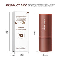 Liner Lipstick 6Colors Matte Black Brown Velvet Lipstick Waterproof Non Sticky Contouring Tint Lipliner Crayon Lip Makeup